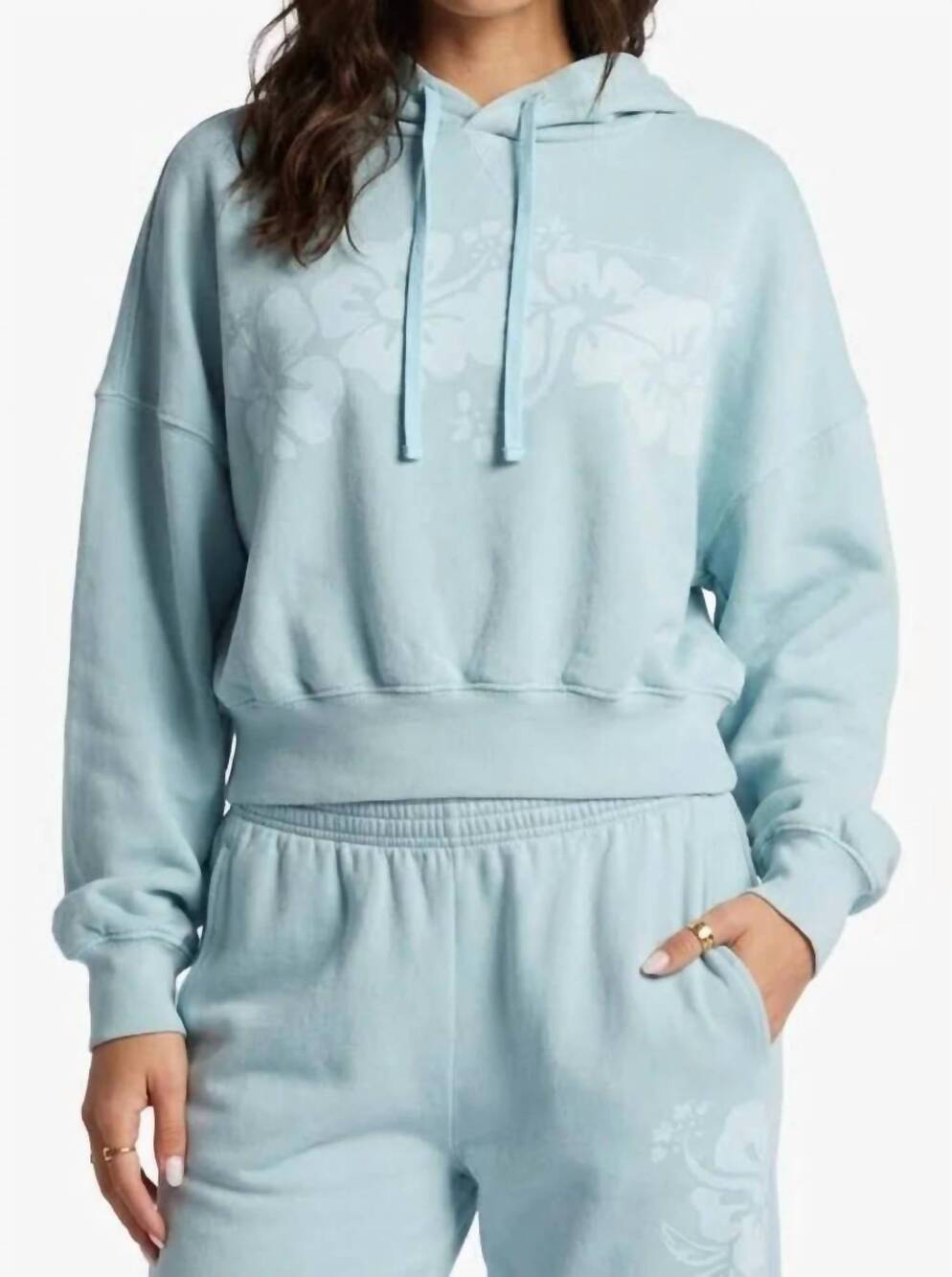 NEW BILLABONG easy to love hoodie sweatshirt in sea fog